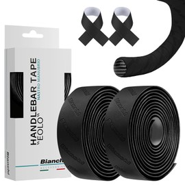 Kakveiai Handlebar Tapes, Cycling Bicycle Handlebar Tape, Handlebar Tapes with End Plugs, Bicycle Handlebar Tape for MTB Road Bike, Non-Slip and Shock Absorbing, Wrap Your Handlebar (Black)