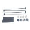 3 Set Fan Mounting Kit, Electric Radiator Fan Ties Straps