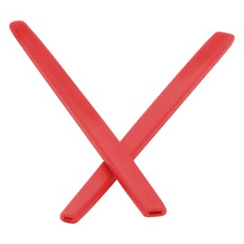 Mryok Replacement Ear Socks for Oakley Square Wire 2 (2014) OO4075 Sunglasses - Options, red