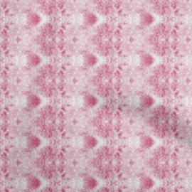 oneOone Velvet Pink Fabric Tie Dye Quilting Supplies Print Sewing Fabric by The Meter 58 Inch Wide