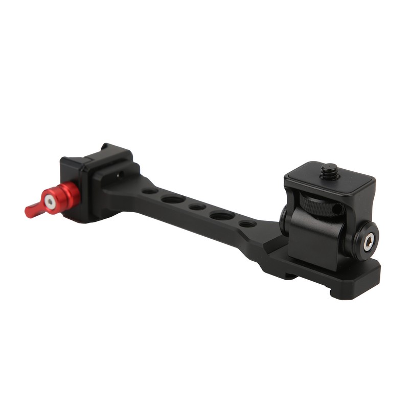 180° Rotatable Extension Bracket for Monitor Microphone LED Light for