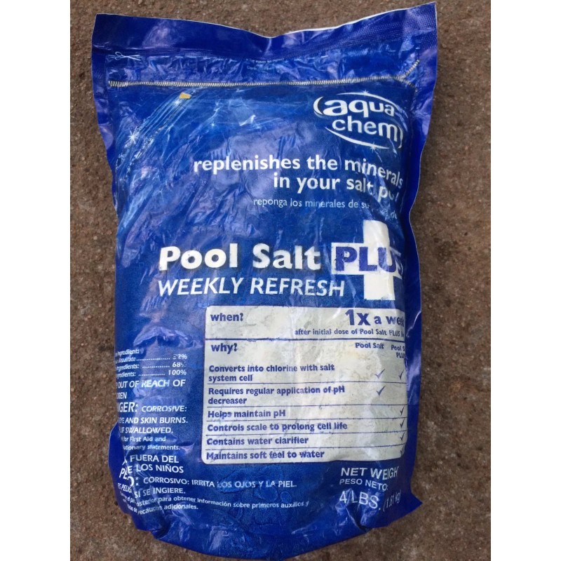 Aqua Chem Pool Salt Weekly Refresh Plus Rejuvenator Replenish Minerals