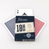 Fournier F21642 Poker 18 Kartenspiel, rot oder blau