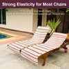 12 Pack Towel Bands for Cruise Chairs, Silicone Towel Clips