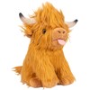Realistic Look Stuffed Highland Cow Animal Scottishs Cow Plush Toy