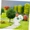 ORFOFE 40pcs Luminous Miniaturized Mushrooms Resin Decoration Pieces Night-Light Mushroom