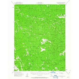 YellowMaps Blackrock MTN CA topo map, 1:62500 Scale, 15 X 15 Minute, Historical, 1954, Updated 1963, 20.8 x 16.6 in - Paper