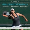 6 - Pack Pickleball Balls, 40 Holes Outdoor Pickleballs, High