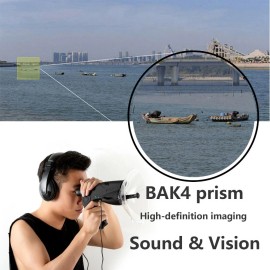 300FT Parabolic Sonic Listening Spy Bionic Ear Sound Device Microphone Amplifier