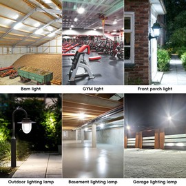 lulijay 40W LED Corn Light Bulb - 5000 Lumens 400W Equivalent E26 Base 4000K for Warehouse Garage Shop and Street Lighting