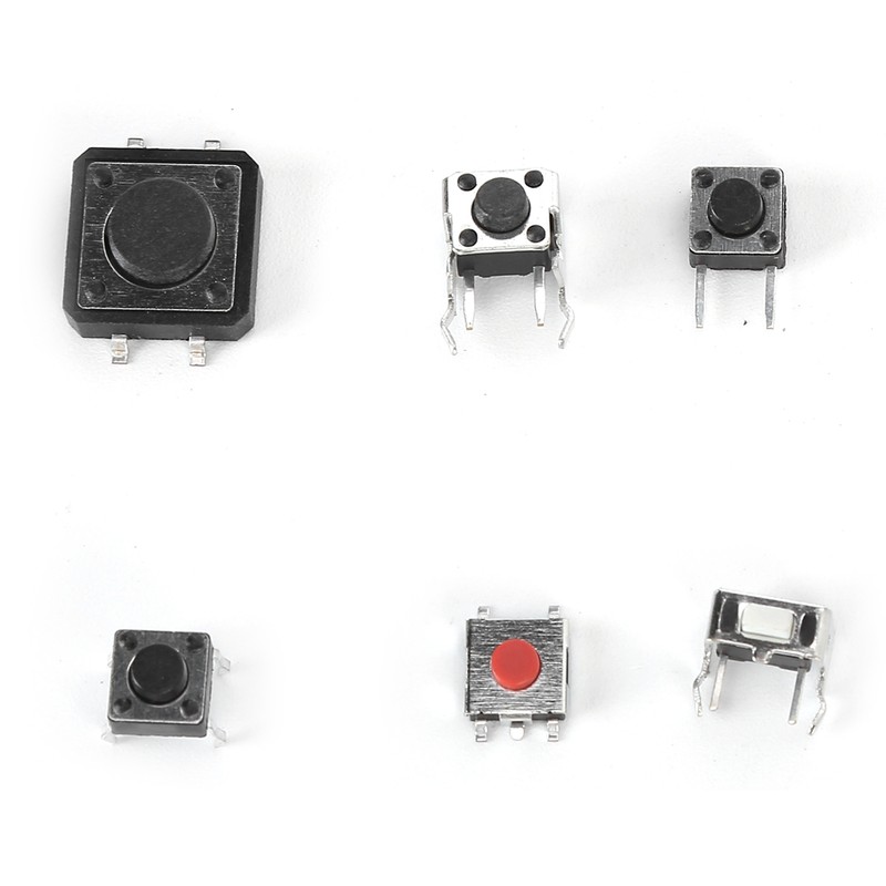 Tactile Push Button Switches 25 Values 12V 50mA Micro Momentary