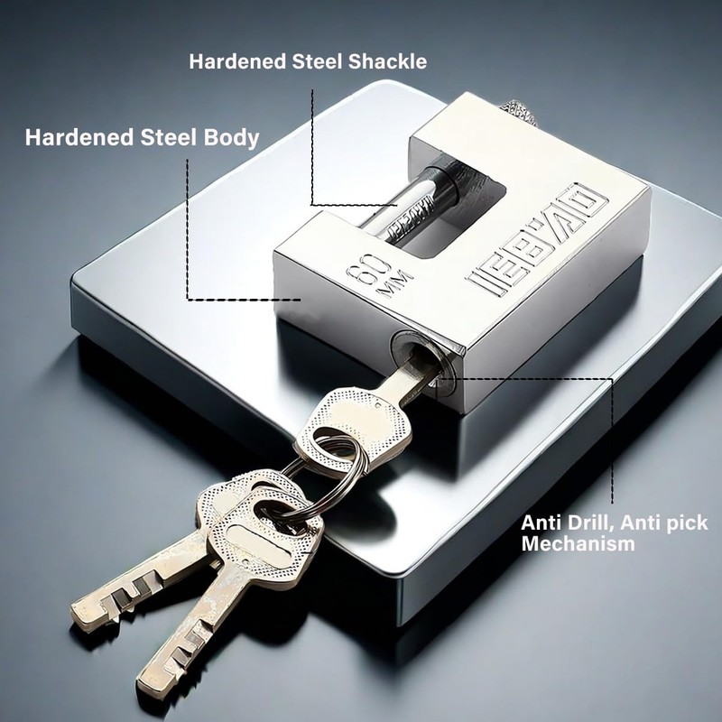 Heavy Duty Lock for Shipping Container, Secure Outdoor Lock Perfect