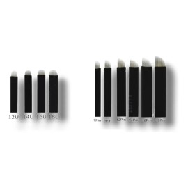 Set 20 Agujas Microblading Navajas Pin O Lengua De Gato