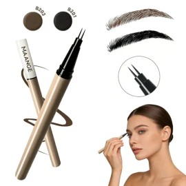 Lapiz Para Cejas,Delineador de Cejas LíQuido,Efecto 3D Waterproof,Natural Lapiz De Cejas Larga DuracióN A Prueba De Manchas,Hipoalergénicos Multifunci
