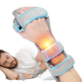 SEVEN MINE Férula para Mano y Muñeca Ortopédica Reposo Nocturno | Soporte para Túnel Carpiano, Férula Pulgar, y Alivio de Dolor en Artritis y Lesiones | Rehabilitación y Fisioterapia (Medium, Derecha)