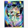 60ct Holographic Flashing (Firefly) Top Loading Trading Card Sleeves Deck