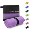 ZENACROSS Microfibre Towel with Transport Bag - Quick-Drying and Versatile