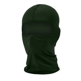 WOWSTAR Balaclava Ski Mask, UV Protection for Men and Women, Skiing, Snowboarding, Motorcycle, Army Green, One size