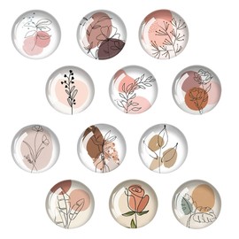 12Packs Glass Refrigerator Magnet (12, Style A)