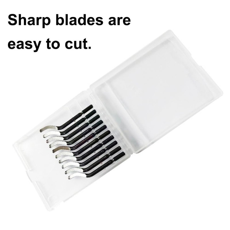 1Pcs Metal Deburring Tool, Hand Deburring Tool Set with 10