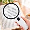 Handheld Magnifying Glass with LED Lights and UV Light for