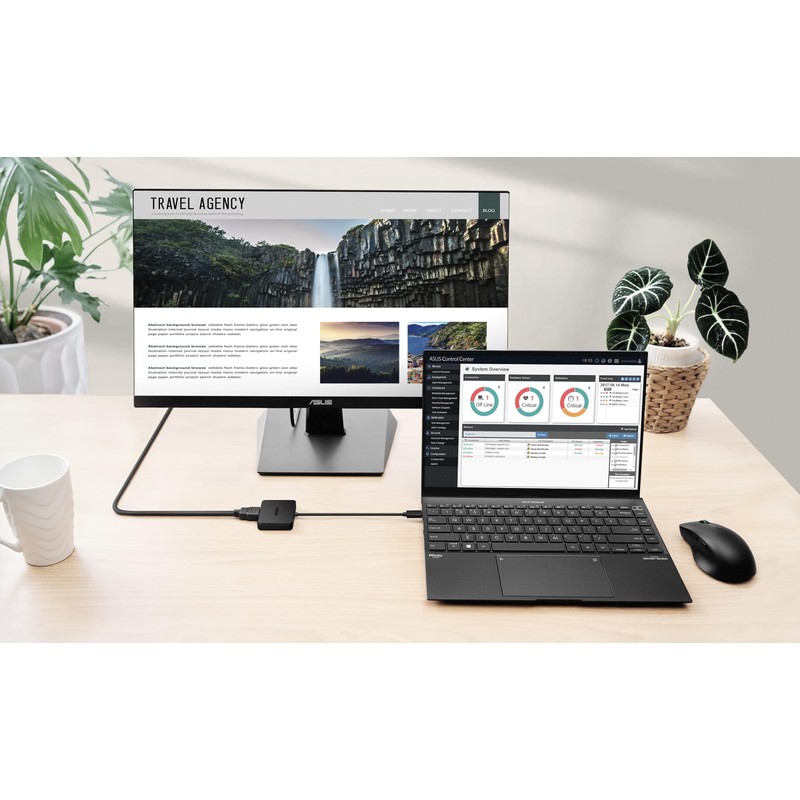 Asus - USB-C Mini Docking Station for Zenbook