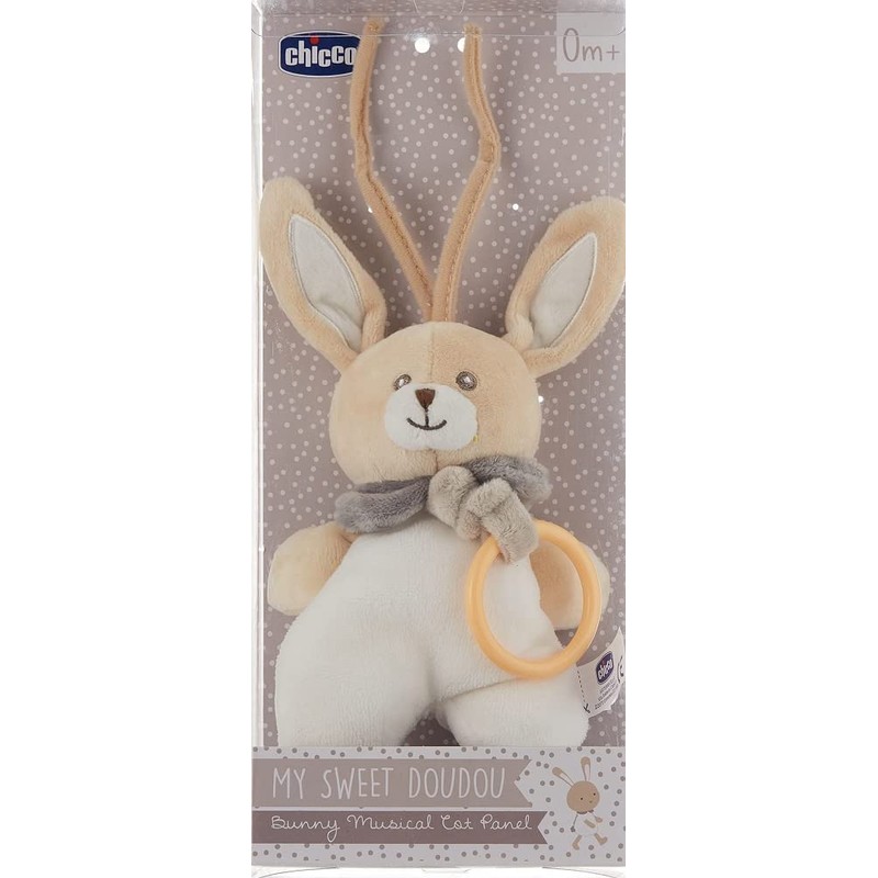 Chicco 00009713000000 Rabbit Play Clock DU Plain Beige Small
