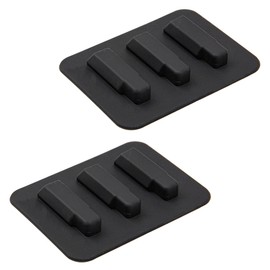 2Pcs Yootones Guitar Practice Mute Rubber Guitar String Silencer Compatible with Acoustic Classical Guitar Ukulele Folk Guitar Guitar Practicing Classical Guitar Accessory (Black)