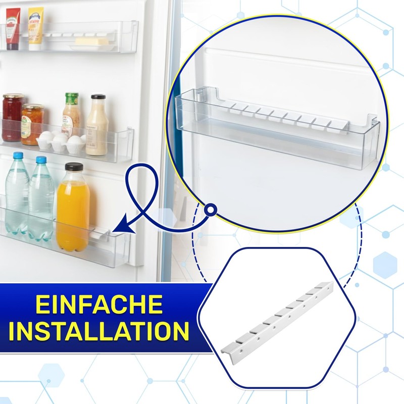 Bottle Holder for Fridge Bottle Shelf 310 x 35 x