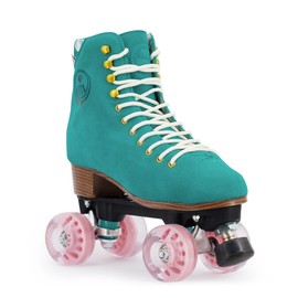 BTFL Pro Roller Skates Women, Kids or Men - Genuine Suede, Ideal for Outdoor Skating, Rink, Artistic and Rhythmic Skating. Stylish Colors Available. (Liam Pro US Women´s: 11 / US Men´s: 9.5)