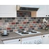 DEWOO Peel and Stick Tile Backsplash 3D Subway Brick Effect