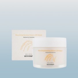 Rice Brightening Wash-Off Mask 200ml 1ea Meditherapy Tone-Up Moisturizing Mask Pack Exfoliating Skin Tone Pore Scrub / 라이스 브라이트닝 워시오프 마스크 200ml 1개 메디테라피 톤업 보습 마스크팩 각질 피부톤 모공 스크럽