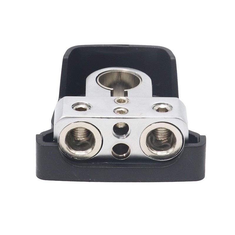 Audiotek BC28 Positive/Negative Competition Battery Terminal with 2-in-1, (2) 0AWG