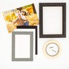 12x16 Mat for 11x14 Photo - Precut Mid Grey Picture