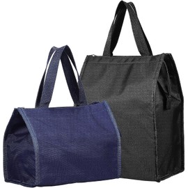Bolsas De Almuerzo Térmicas Portátiles Grande y Pequeña, Bolsa Aislante De Aluminio, Plegable y Resistente, Para Hombres y Mujeres, Uso Picnic y Oficina, Set De 2 Unidades