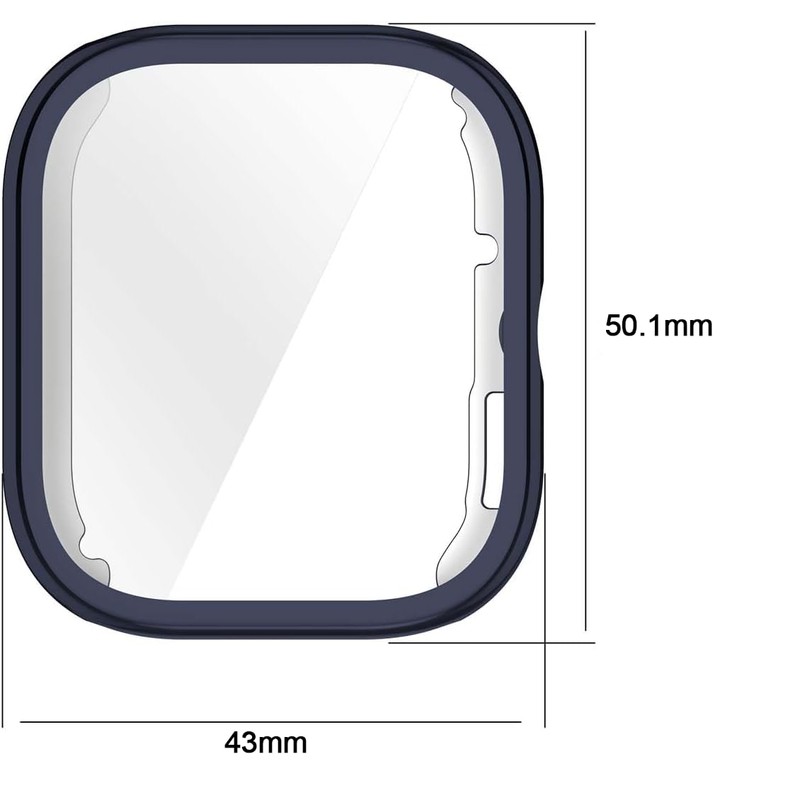 USTIYA Funda para Redmi Watch 5 Case Carcasa Screen Protector