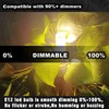 Hylroe E12 Dimmable LED Candelabra Light Bulbs 100 Watt Equivalent