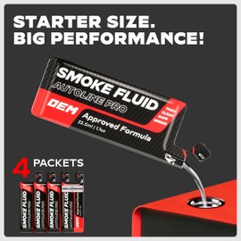 Automotive Smoke Machine 4.4oz Fluid Solution - Starter Size | Thick Smoke | Clean Output | OEM Approved for EVAP Leak, Vacuum, Exhaust, Turbo, Super Chargers, Fuel & Intake and More