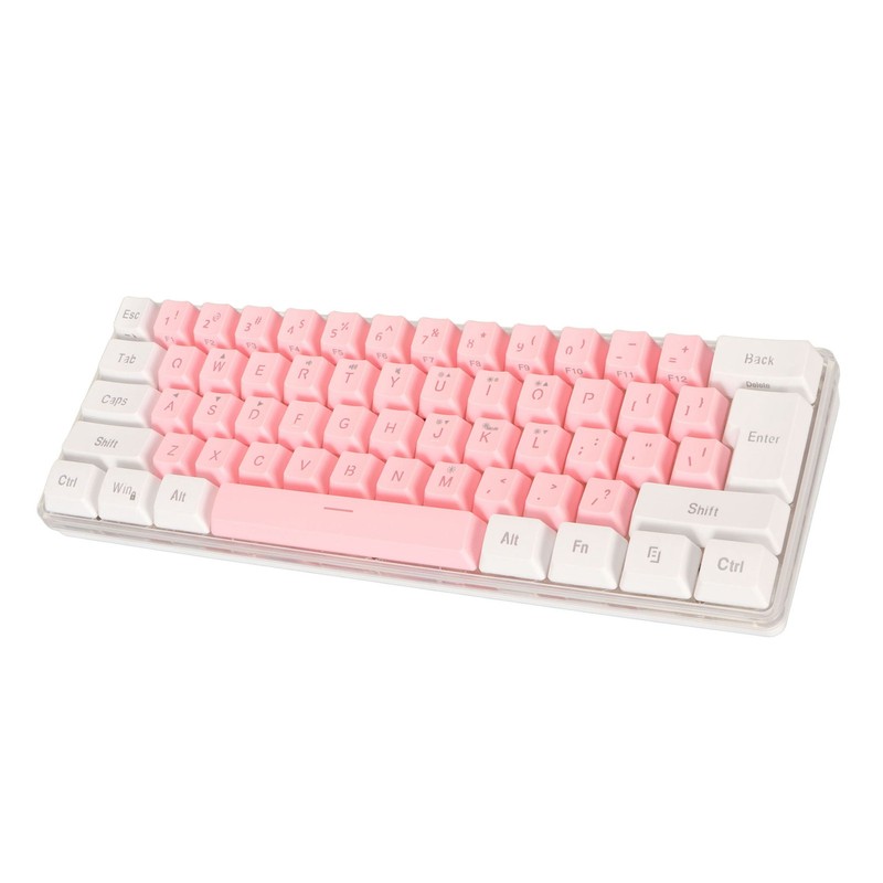 60% Wired Gaming Keyboard RGB Mini Keyboard Imitated Mechanical Technique