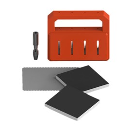 Wisyurt Airbrush Needle Repair and Sharpening Tool Kit - Maintenance & Polishing Accessories for 0.2mm, 0.3mm, 0.5mm Needles
