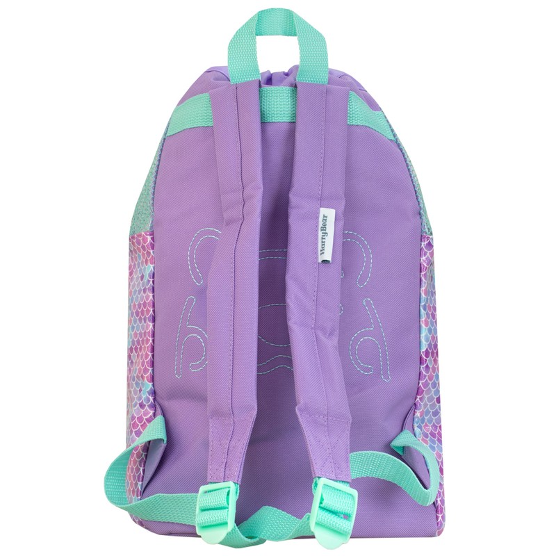 Harry Bear Kids Swim Bag Mermaid Purple
