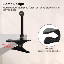 3.62" USB Clip on Fan 5V USB Boost 12V 3Pin Adapter with On/Off Switch Cooling Fan for Desktop Bed Frame and DIY Cooling Projects