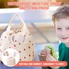 1PCS Strawberry Lunch Bag, Includes 1 Set of Utensils, Insulated