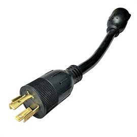 Parkworld 885286 Generator Adapter Cord 4-Prong Locking 20 AMP L14-20 Plug to 3-Prong Locking 30 AMP L5-30 Receptacle