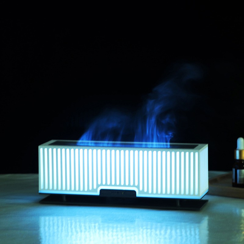 200ml Flame Diffuser Humidifier Desktop Air Aroma Essential Oil Diffusers