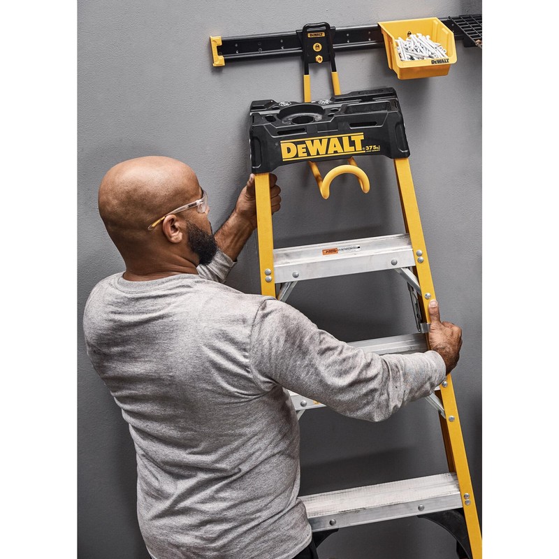 DEWALT Tool Organizer, Ladder Hook, 25lb Capacity, DEWALT Workshop Storage