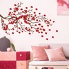 FuFUQUARE - Pegatinas de pared, diseño de flores de ciruelo