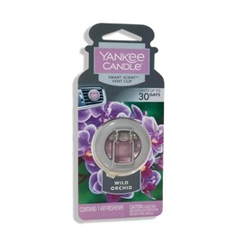 Yankee Candle Smart Car Vent Clip Air Freshener that Last up 30 days (Wild Orchid, 1 Pack)