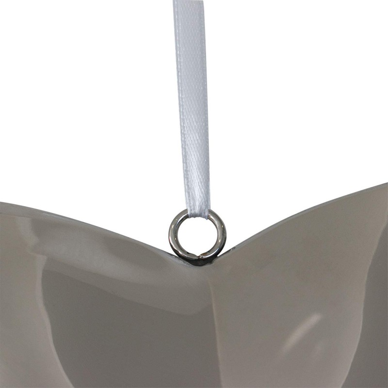 Formano Hanging Heart Decoration – 18 cm, Silver