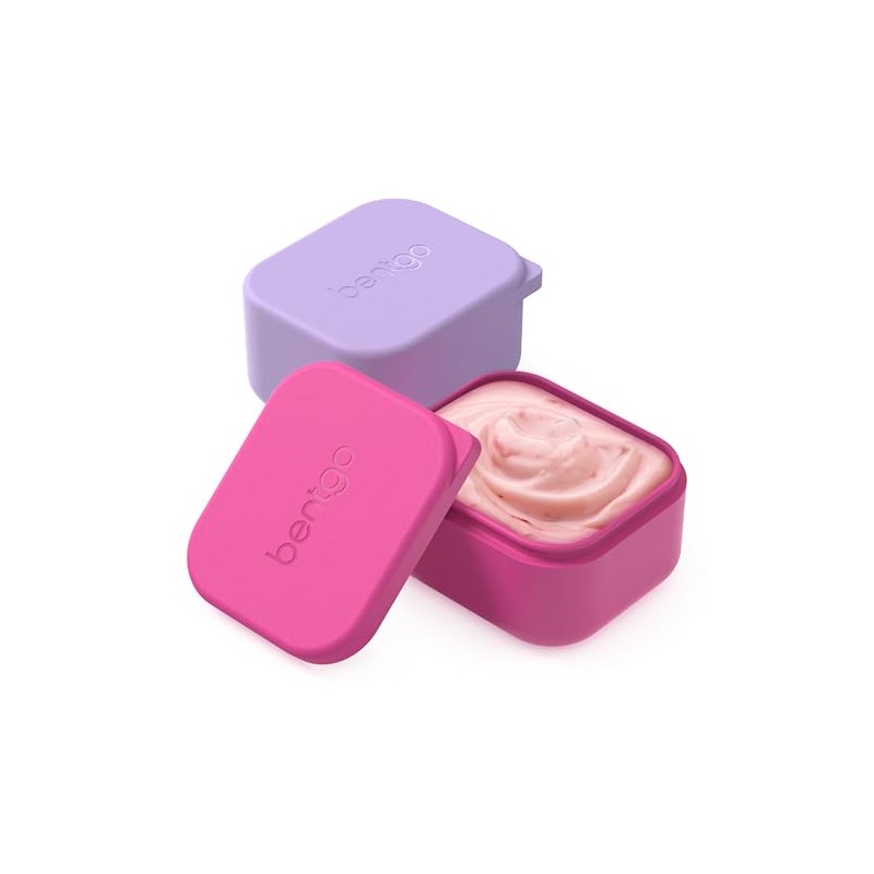 Bentgo Sidekicks - Juego de 2 recipientes de silicona, tazas